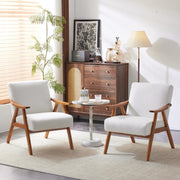 VINGLI AC103 Modern Accent Chair with Rubber Wood Frame