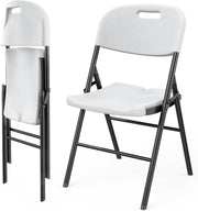 VINGLI  Portable HDPE Folding Chairs with Steel Frame