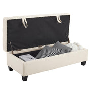 VINGLI 51"  Linen Storage Ottoman Bench