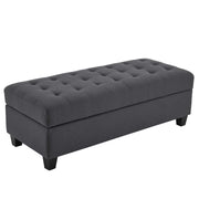 VINGLI 51"  Linen Storage Ottoman Bench