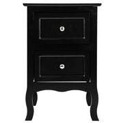 VINGLI Wooden 2-Drawers Nightstand