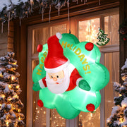 VINGLI 4/5/6/7/9 FT Christmas Santa Inflatable Outdoor Garden Decor