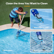 VINGLI Rechargeable Handheld Pool Vacuum with Cordless