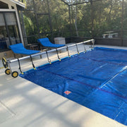 VINGLI Pool Cover Reel Set 18 FT Solar Cover Reel for Inground