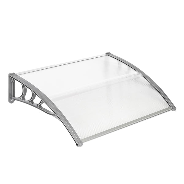 VINGLI Patio Window Awning Outdoor Awning Polycarbonate Door Canopy Co